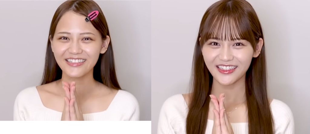 髙松瞳　すっぴん